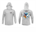 REEL RUSH DryFit Hoodie Silver